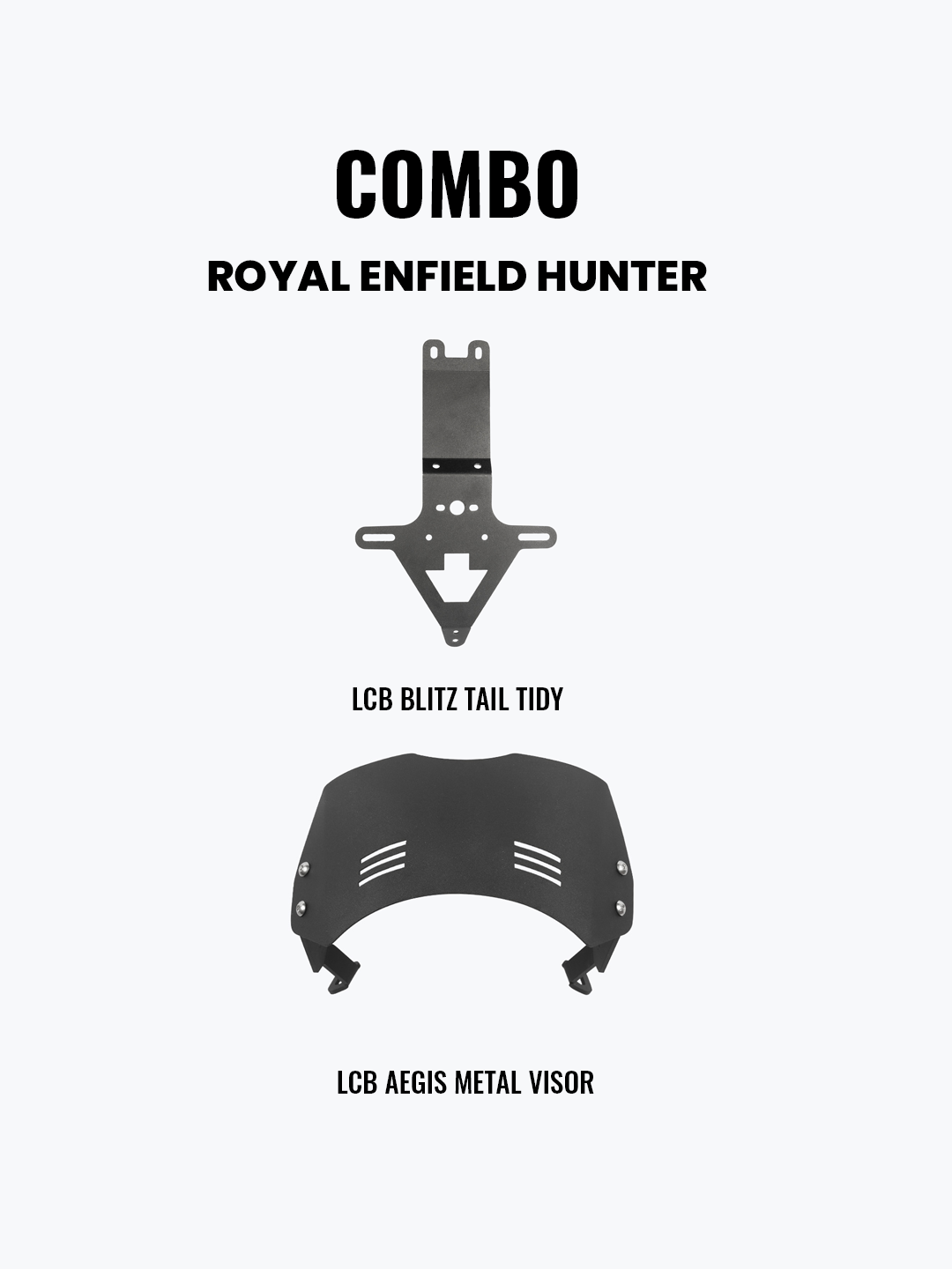 LCB TAIL TIDY & METAL VISOR COMBO | HUNTER 350