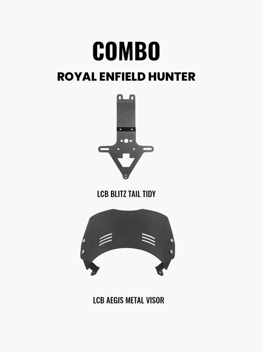 LCB TAIL TIDY & METAL VISOR COMBO | HUNTER 350