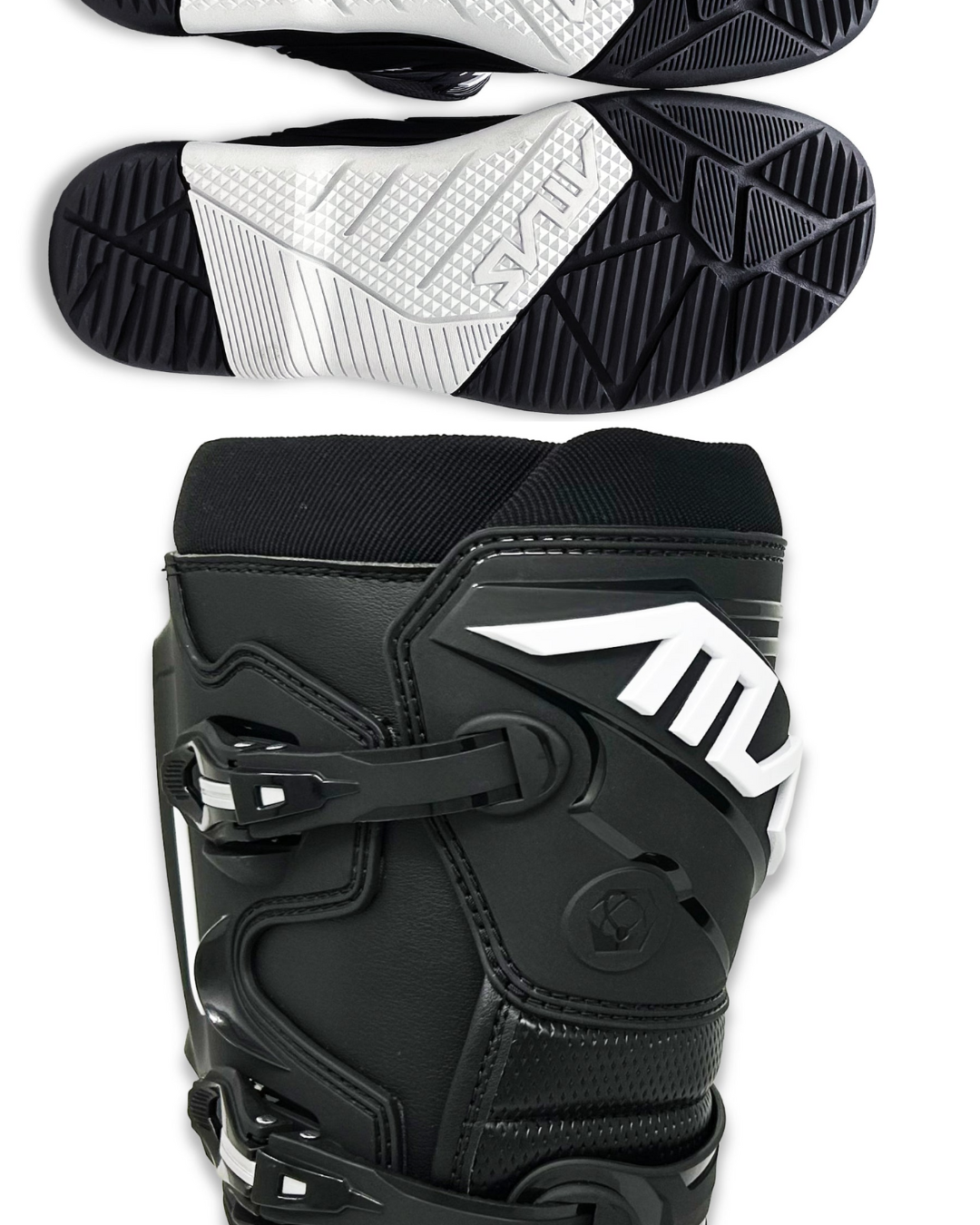 ATLAS RACING TRACTION ENDURO BLACK US 10,10.5 | MX BOOTS