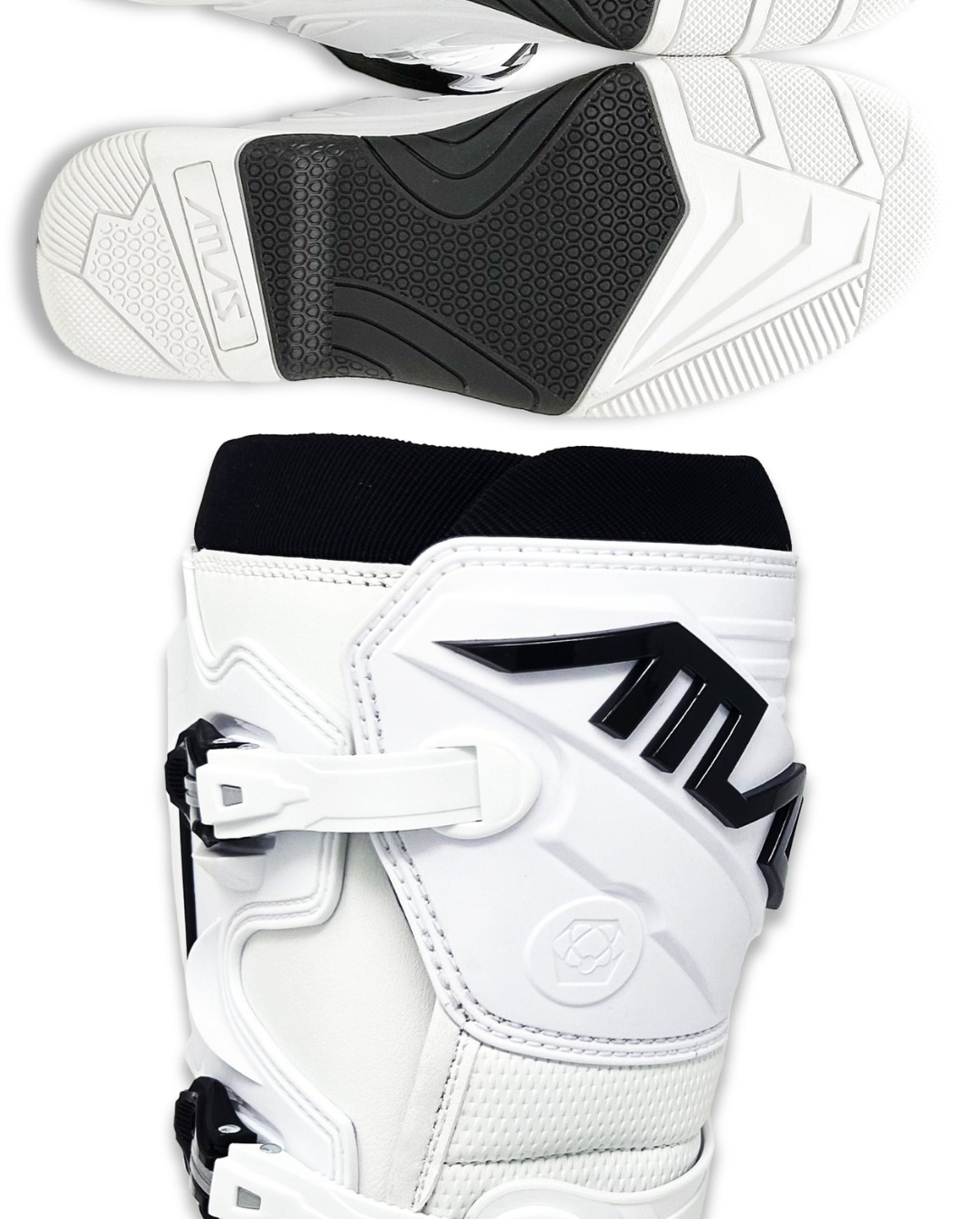 ATLAS RACING TRACTION WHITE US 10.5,10 | MX BOOTS