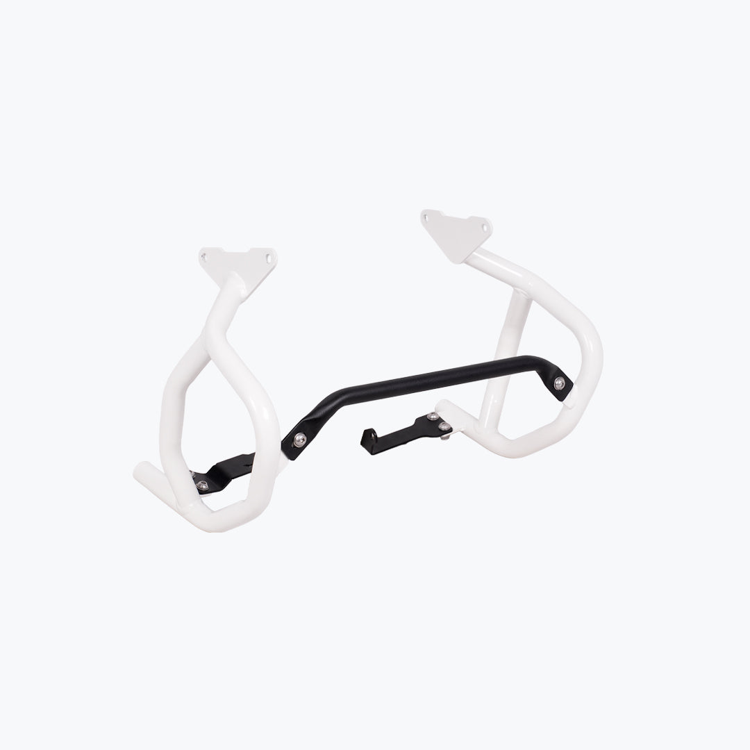 LEGUNDARY TVS APACHE RTX 300 RAPTOR CRASH GUARD UPPER & LOWER SET WHITE