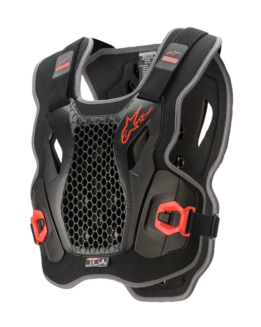 ALPINESTARS BIONIC ACTION CHEST PROTECTOR BLACK / RED- M | PROTECTORS