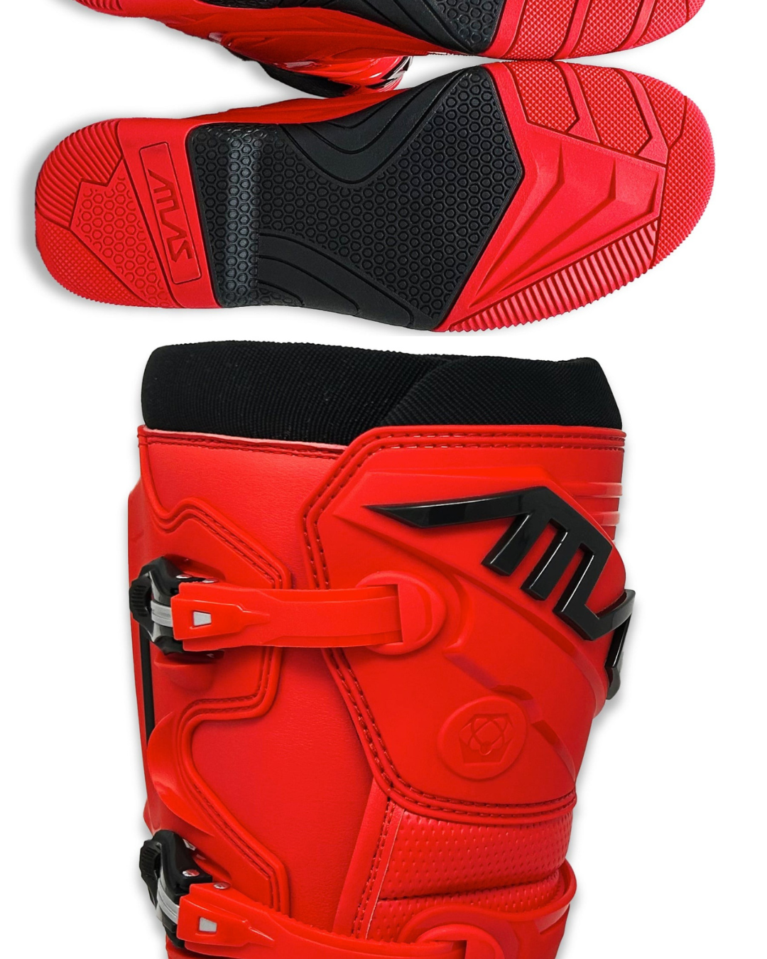 ATLAS RACING TRACTION RED US 10,10.5 | MX BOOTS