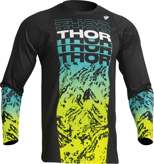THOR SECTOR ATLAS BLACK / TEAL L | MX JERSEY