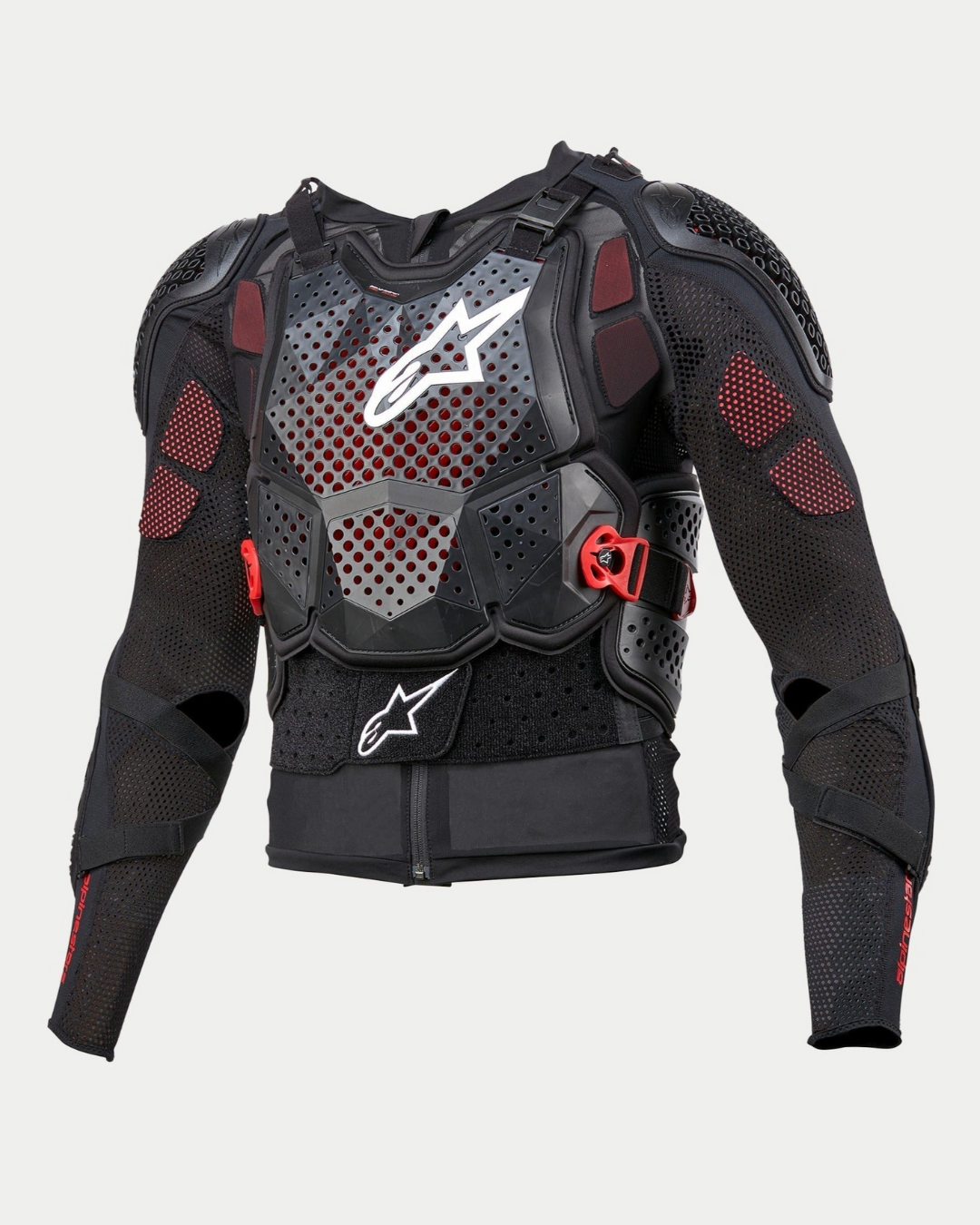 ALPINESTARS BIONIC TECH V3 PROTECTION JACKET BLACK / WHITE / RED- M,L | PROTECTORS