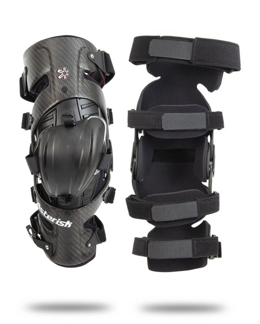ASTERISK CARBON CELL KNEE BRACE- M,L | PROTECTORS