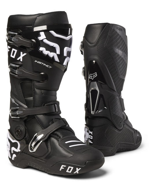 FOX RACING INSTINCT BLACK US 8 | MX BOOTS