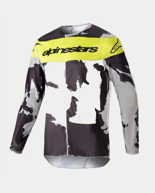 ALPINESTARS RACER TACTICAL CAST GREY CAMO YELLOW 32/L,34/XL | JERSEY SET