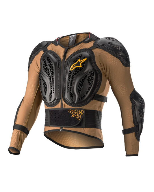 ALPINESTARS BIONIC PRO PROTECTOR JACKET SAND BLACK / TANGARINE- M | PROTECTORS