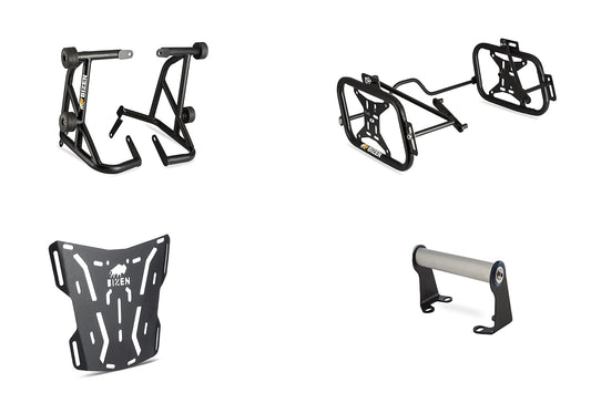 BIZEN MOTO 2V 4V RALLY & RALLY PRO PREMIUM HIGHWAY TOURING KIT - BLACK | XPULSE 200