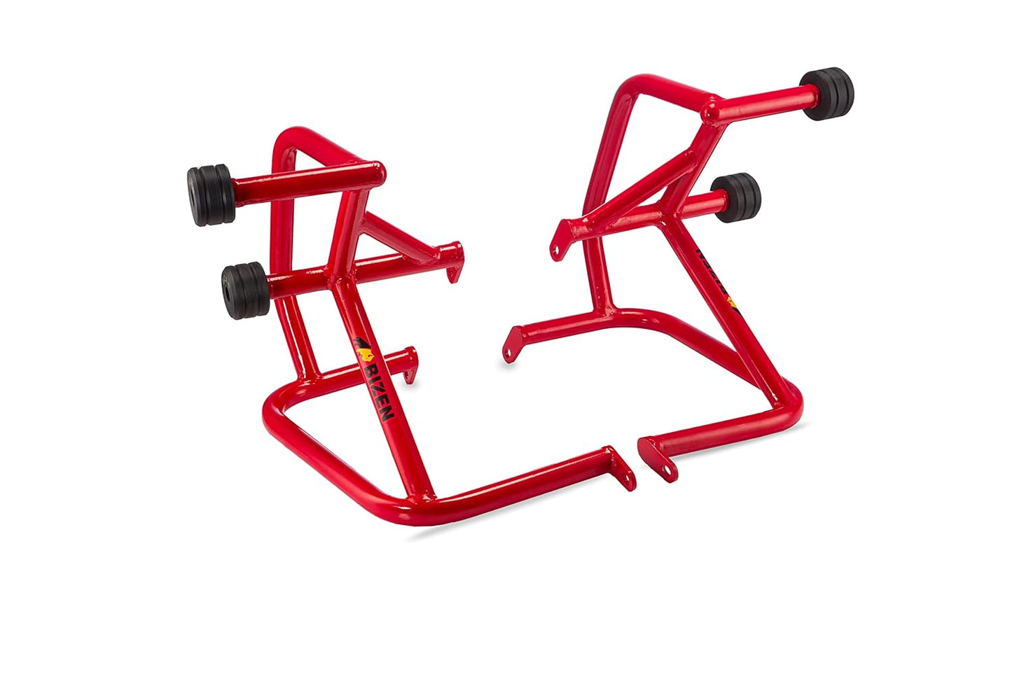 BIZEN MOTO PREMIUM CRASH GUARD/ENGINE GUARD WITH FRAME SLIDERS - RED | INTERCEPTOR 650 , CONTINENTAL GT 650