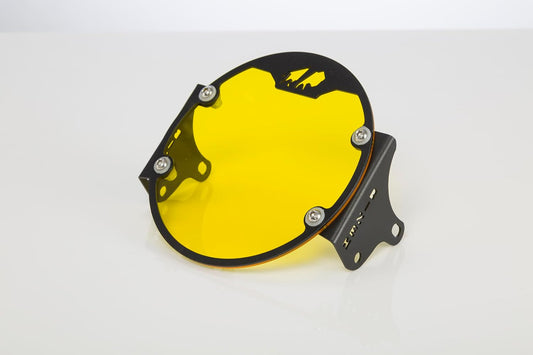 BIZEN MOTO 2V 4V RALLY PREMIUM HEADLIGHT GUARD WITH YELLOW TINT GLASS | XPULSE 200
