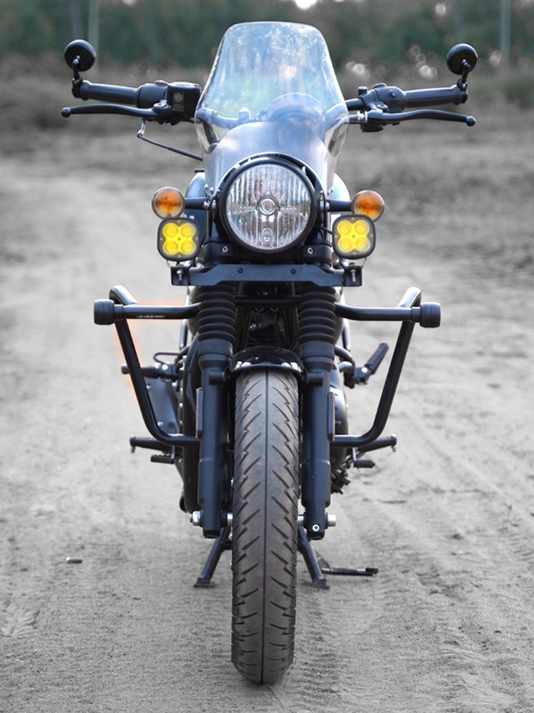 JB CRASH GUARD WITH MAT SLIDER | HUNTER 350