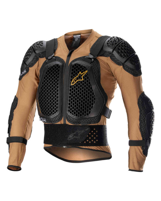 ALPINESTARS BIONIC ACTION V2 PROTECTOR JACKET SAND BLACK / TANGARINE- M | PROTECTORS