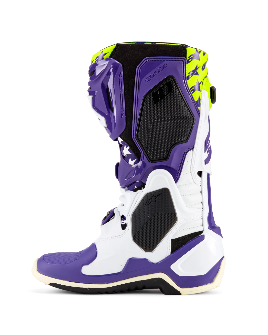 ALPINESTARS TECH 10 DIRT STUDIOS® LE WHITE/PURPLE/YELLOW/FLUO US 10 | MX BOOTS