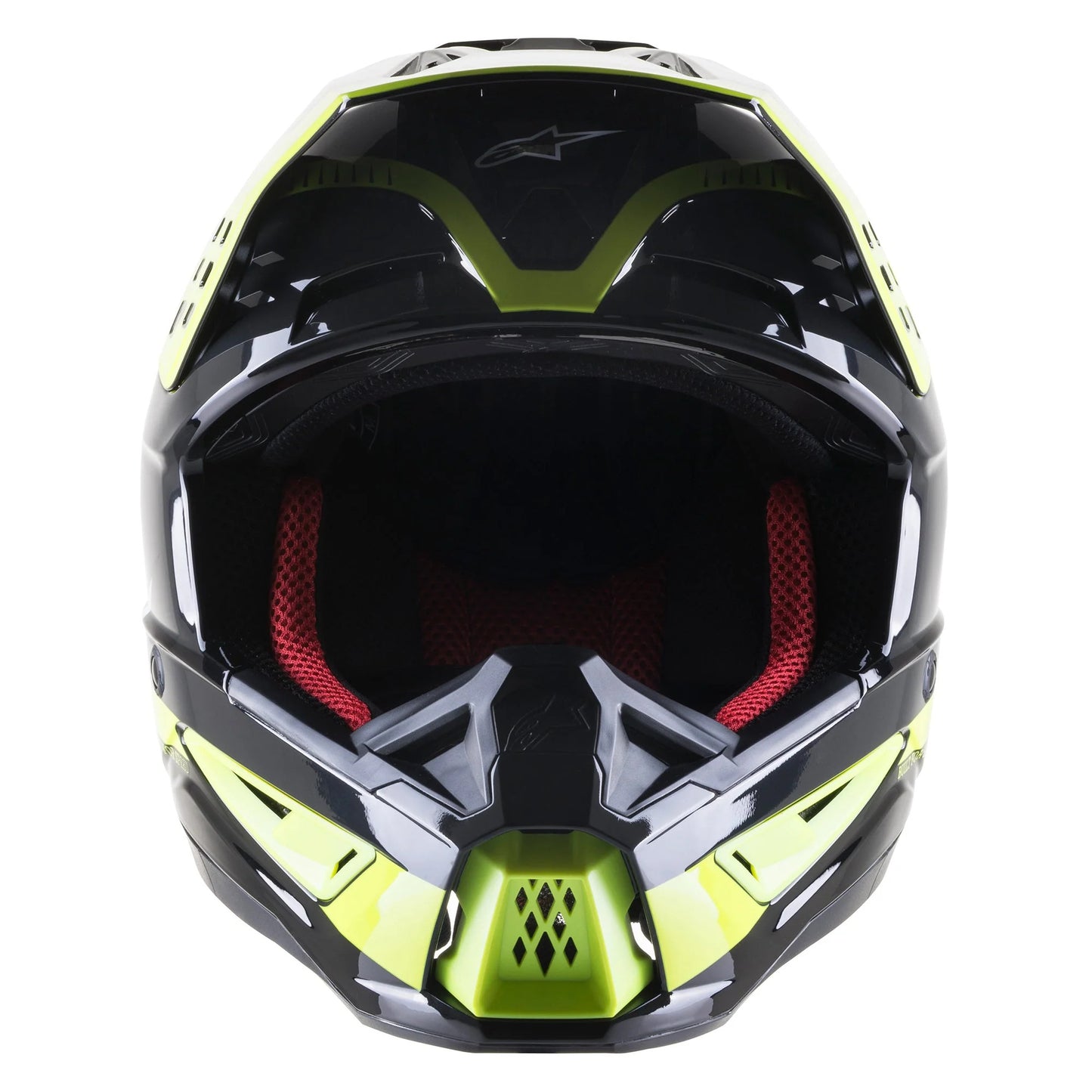 ALPINESTARS SM5 BEAM BLACK/ANTHRACITE/YELLOW FLUO GLOSSY M | MX HELMET