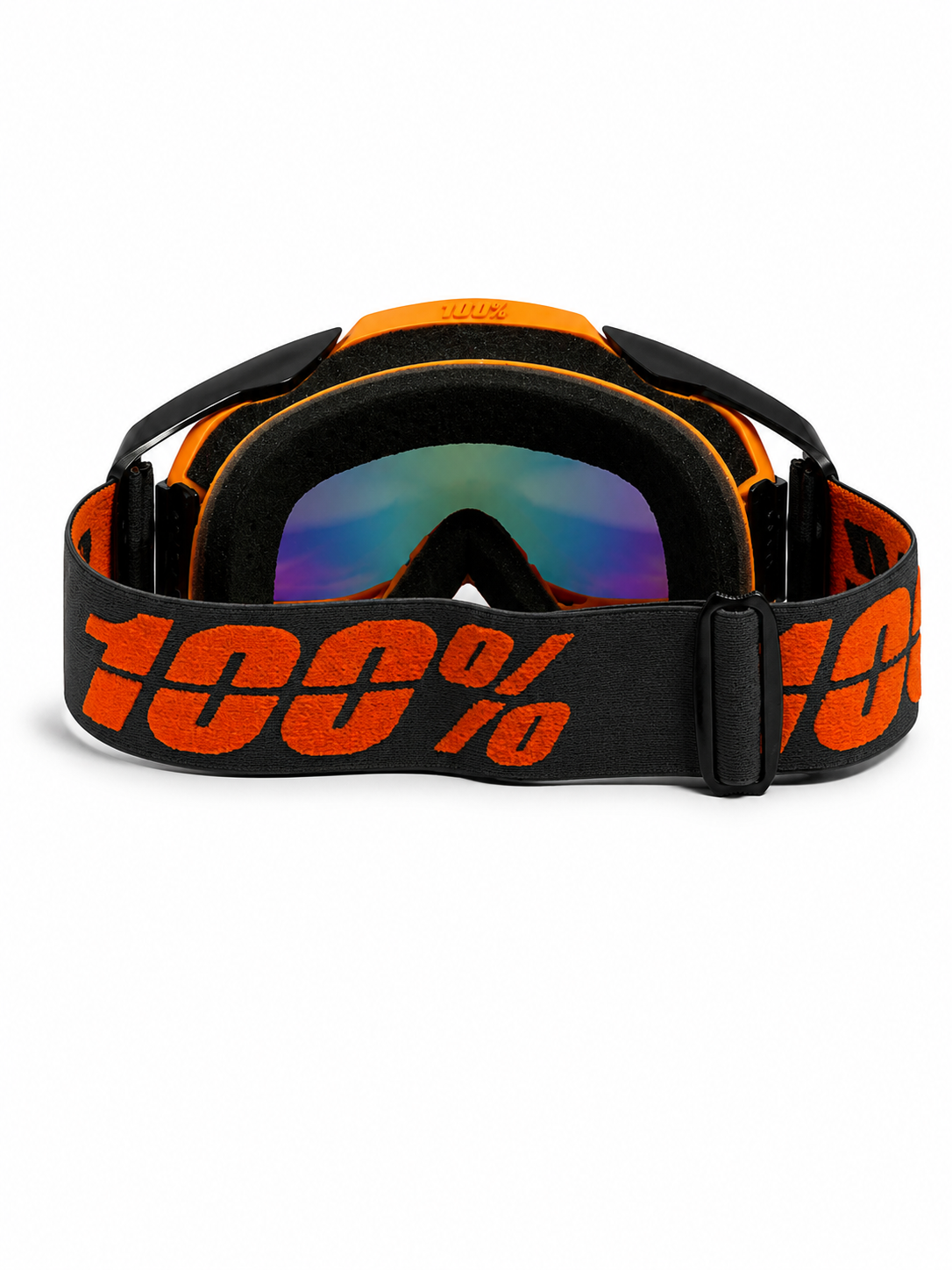 100% ARMEGA BLACK/ORANGE GOGGLES ( GOLDEN LENS) | MX GOGGLES