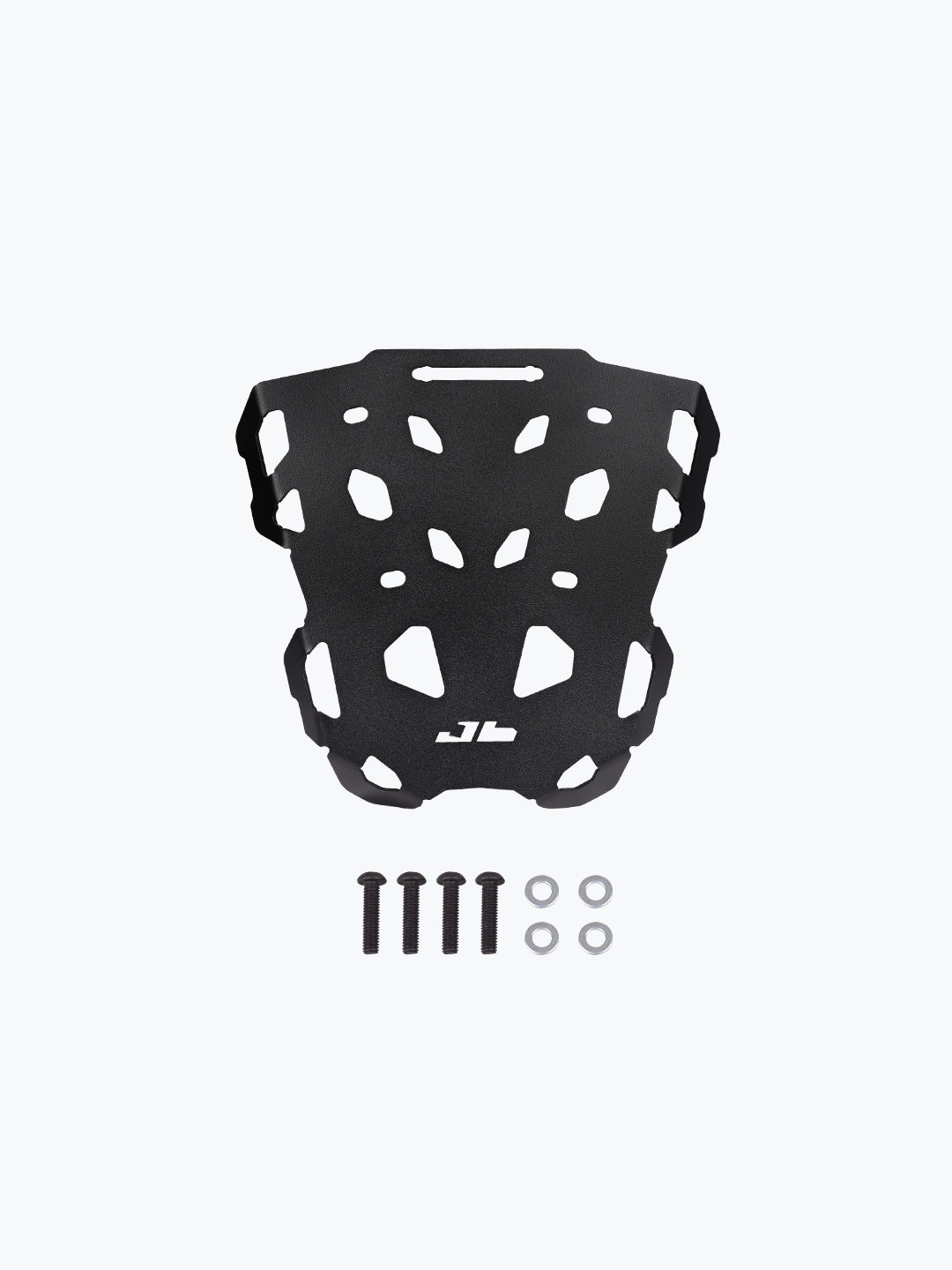 JB CARRIER PLATE MILD STEEL BLACK | HIMALAYAN 450