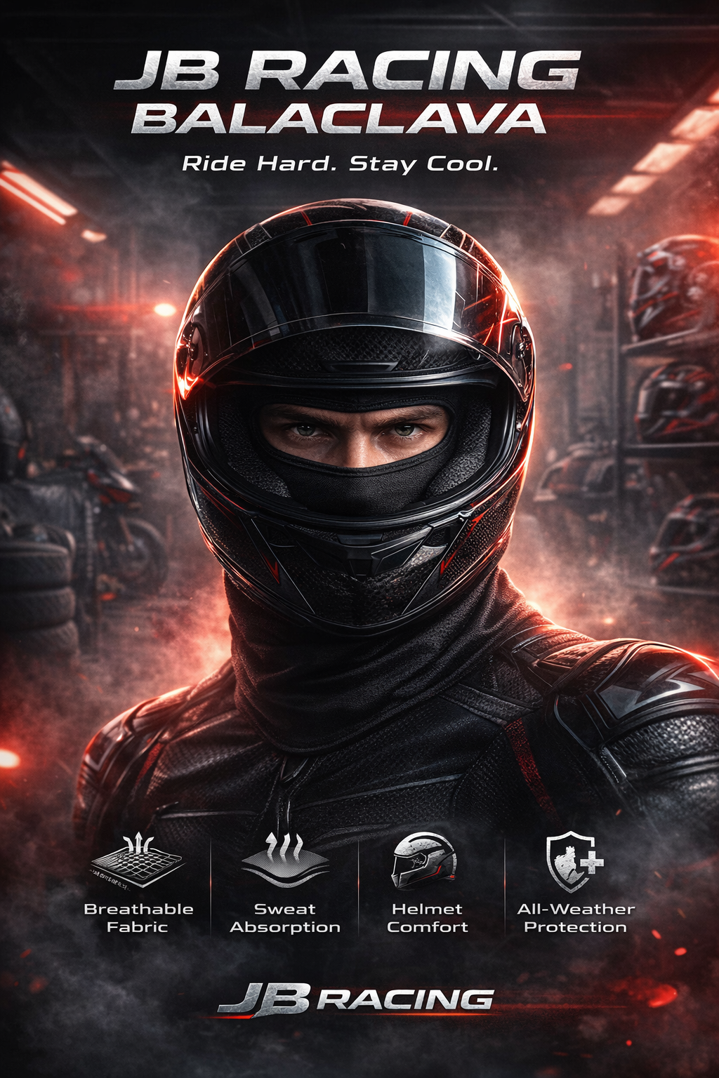 JB RACING BALACLAVA