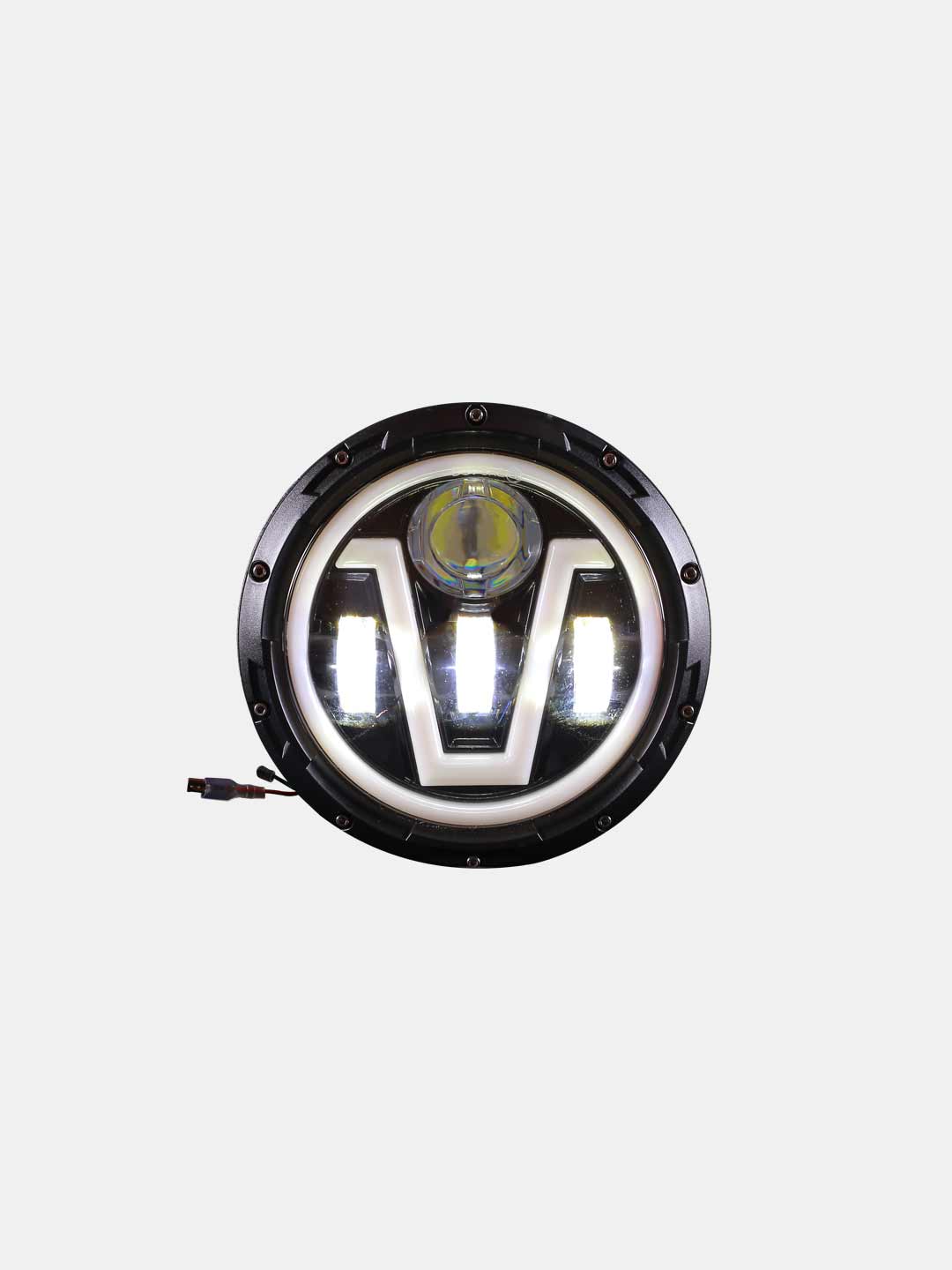 HJG 7 INCH V TYPE HEADLIGHT 45-WATT