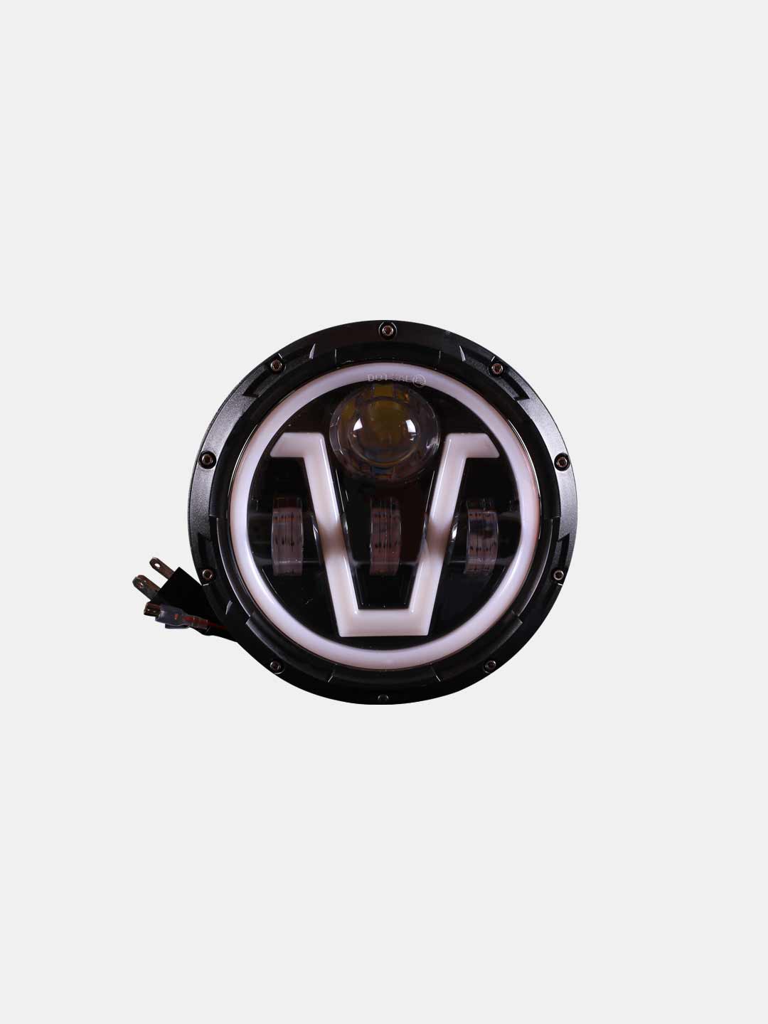 HJG 7 INCH V TYPE HEADLIGHT 45-WATT