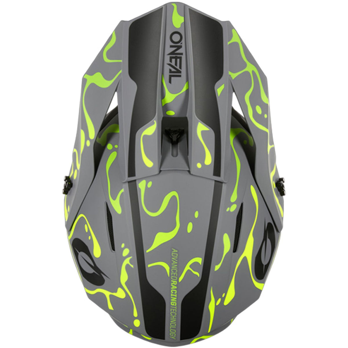 ONEAL 1 SERIES V26 SPLASH GREY NEON YELLOW MOTOCROSS HELMET