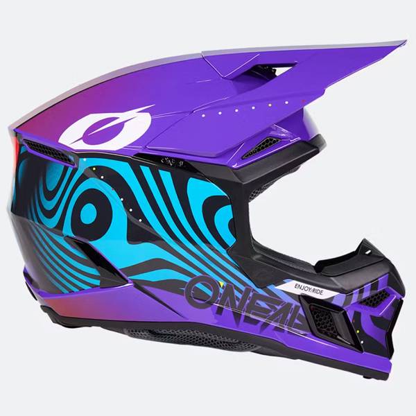 ONEAL 3 SERIES V27 NOVA PURPLE MOTOCROSS HELMET
