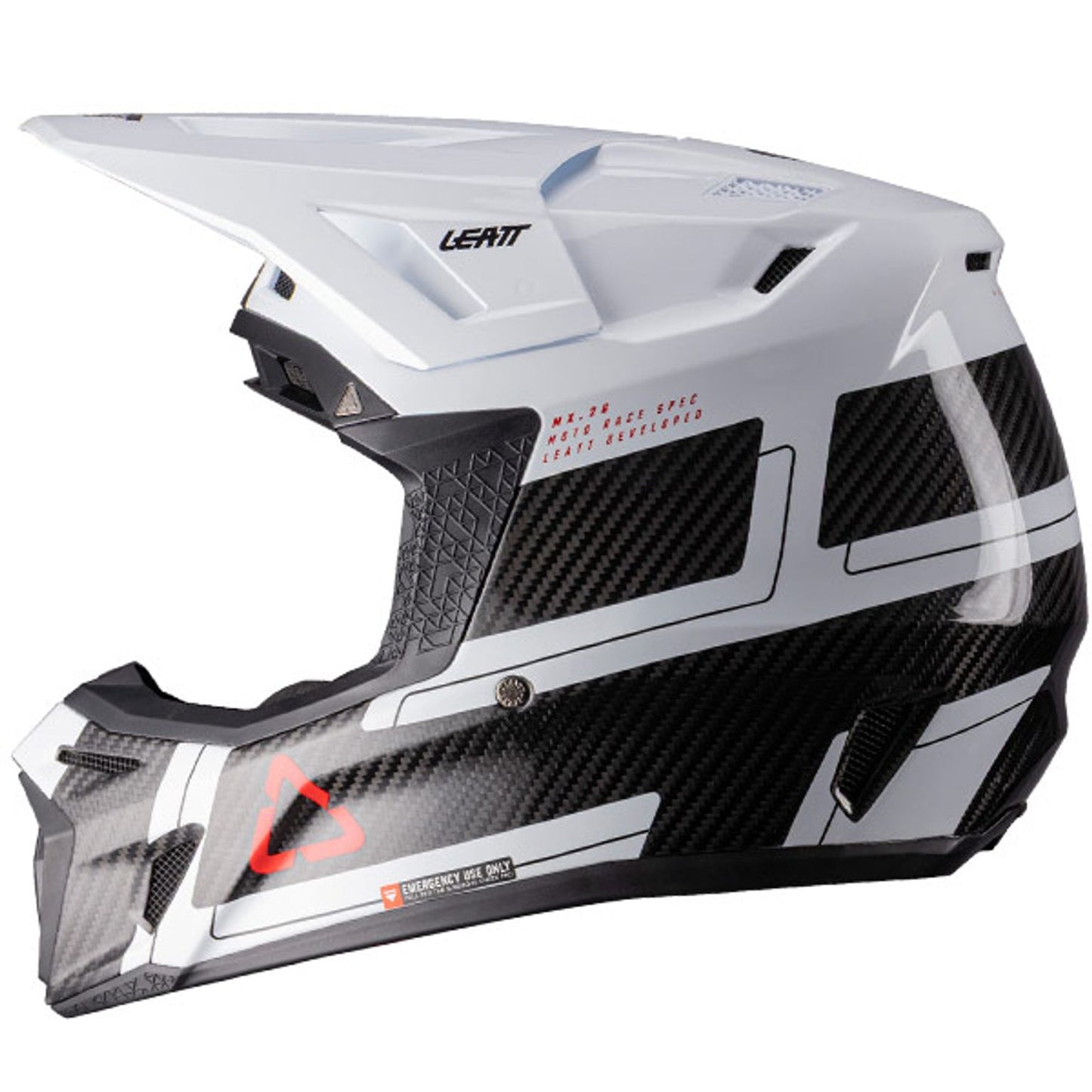 Leatt 9.5 V26 Carbon White Helmet