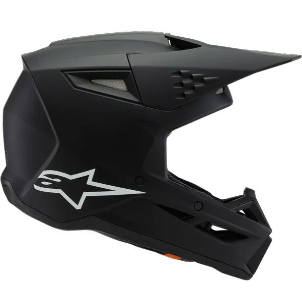 ALPINESTARS KIDS SM3 SOLID BLACK MATTE HELMET