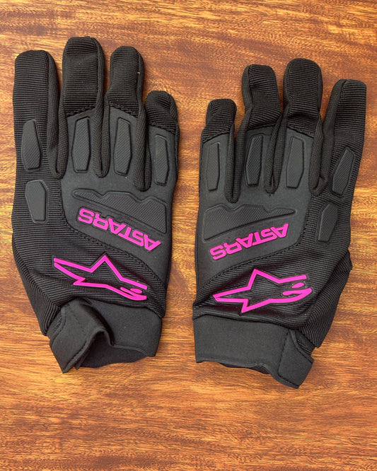 A STARS BLACK PINK LOGO M/L | MX GLOVES