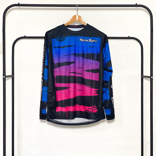 TROY LEE DESIGNS GRAPHICS BLUE L/XL | MX JERSEY