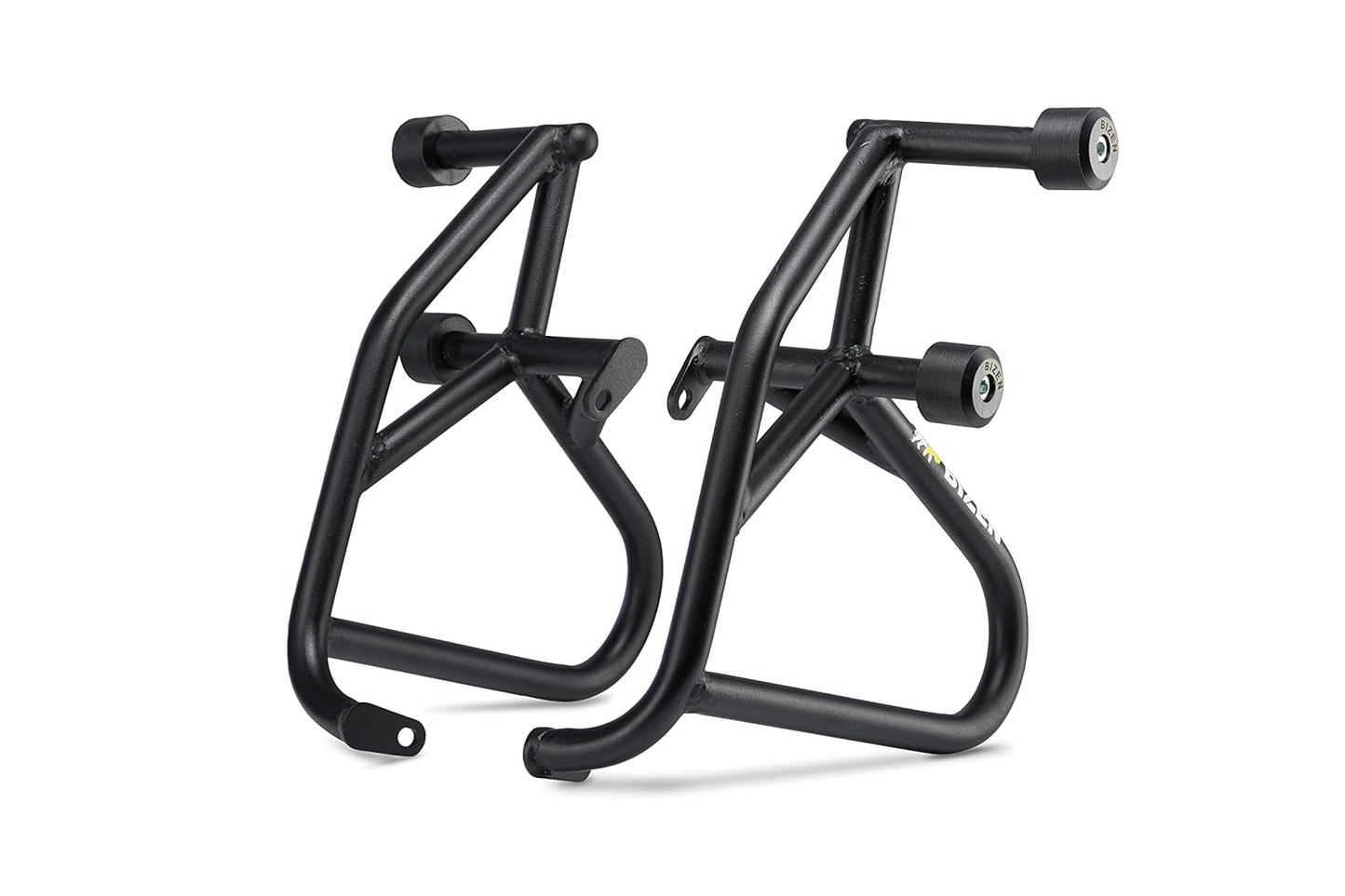 BIZEN MOTO PREMIUM CRASH GUARD WITH FRAME SLIDERS BS4\BS6 BLACK | RE HIMALAYAN 411, RE SCRAM 411