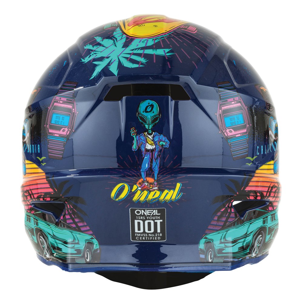 ONEAL 2025 1 SRS REX V.24 GLOSS MULTI YOUTH HELMET (PRE-ORDER)