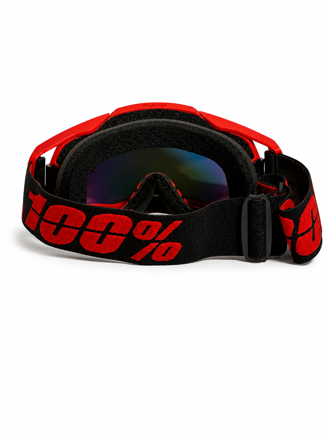 100% ARMEGA RED GOGGLES ( GOLDEN LENS ) | MX GOGGLES