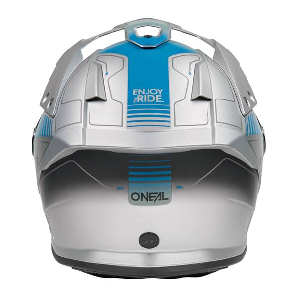 ONEAL SIERRA RS ECHO GREY BLUE ADVENTURE HELMET