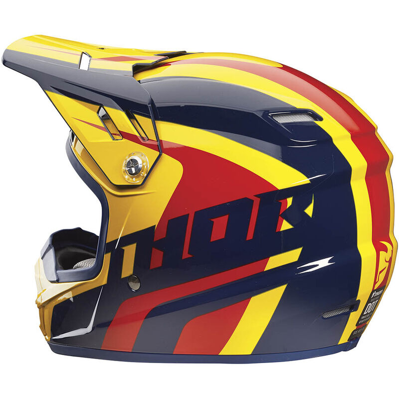 THOR SECTOR RICOCHET NAVYYELLOW KIDS HELMET