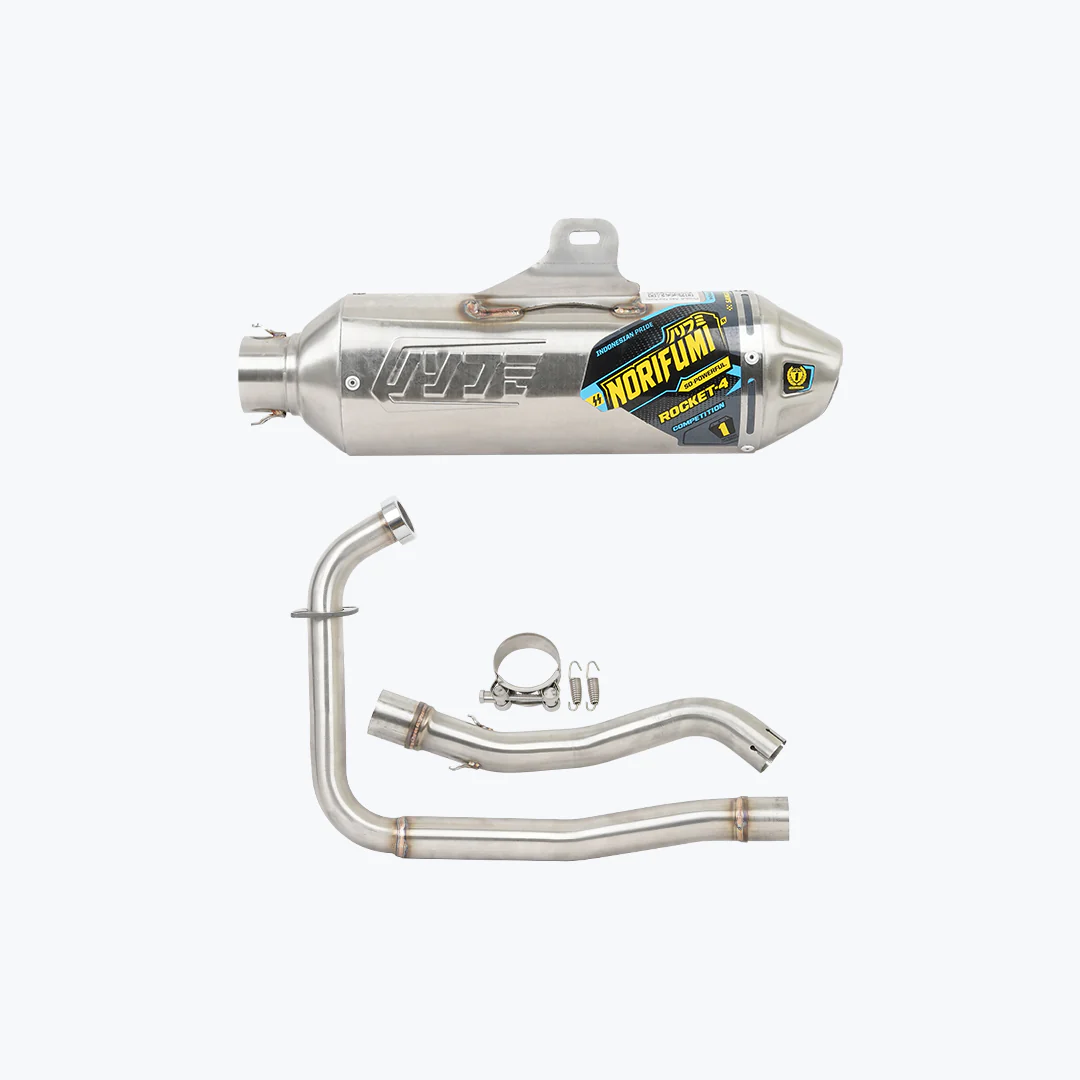 NORIFUMI ROCKET4 KOMPETISI FOR XPULSE 210 WITH DB KILLER | EXHAUST