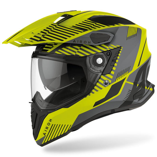 AIROH COMMANDER BOOST YELLOW MATT L/XL | ADVENTURE HELMET