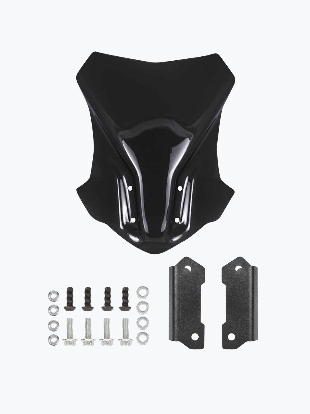 BMW G310 GS TOURING VISOR WITH MOUNT FOR V STROM BLACK