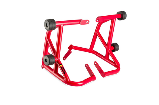 BIZEN HERO RED RALLY AND RALLY PRO PREMIUM CRASH GUARD WITH FRAME SLIDERS RED | XPULSE 200