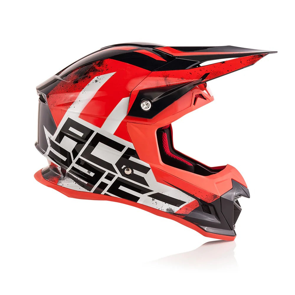 ACERBIS PROFILE 4 WHITE RED | MX HELMET