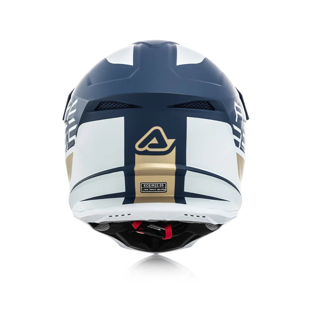 ACERBIS PROFILE 4 WHITE BLUE | MX HELMET
