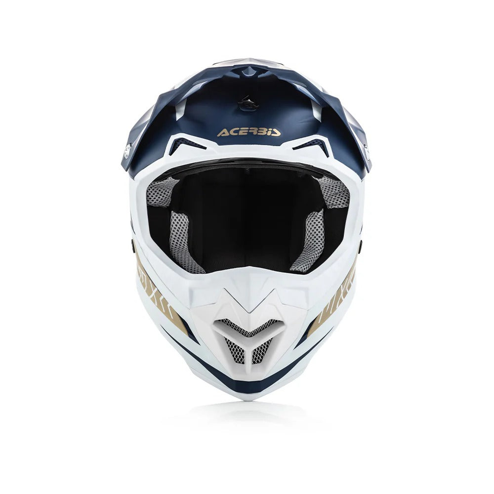 ACERBIS PROFILE 4 WHITE BLUE | MX HELMET