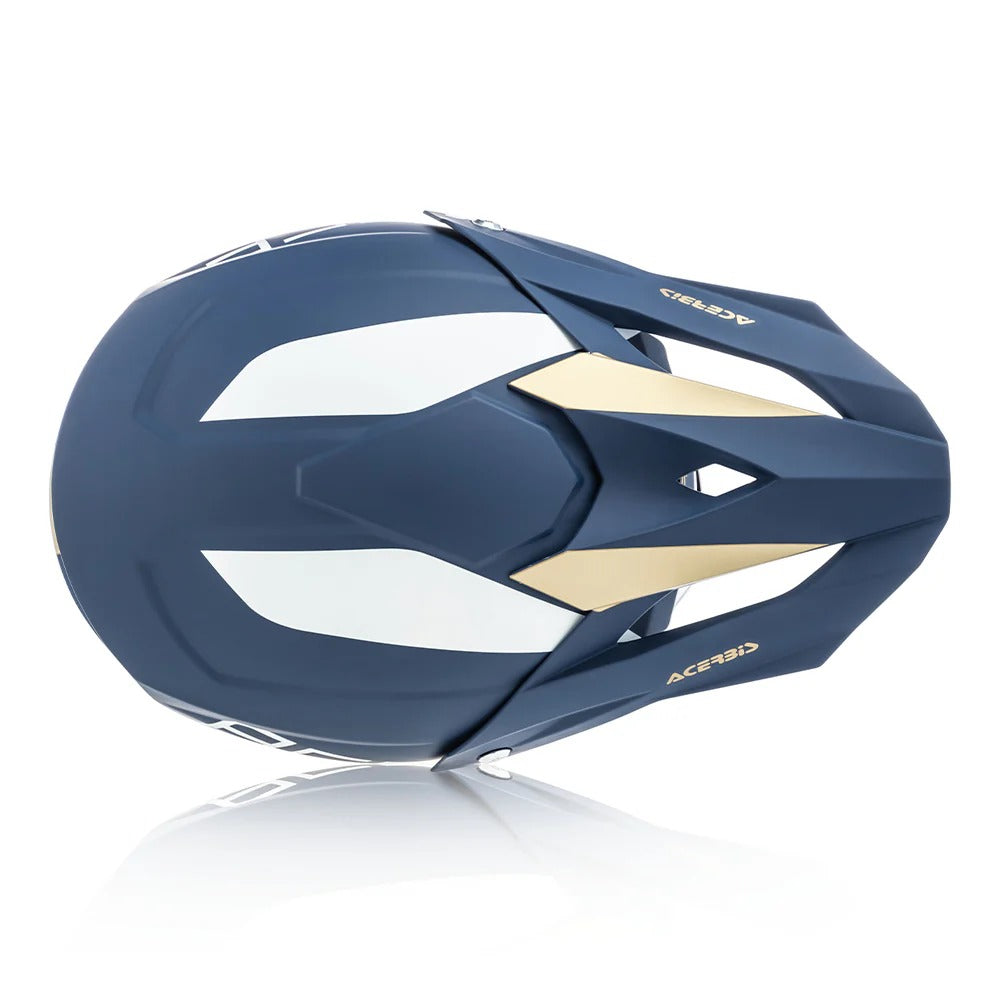 ACERBIS PROFILE 4 WHITE BLUE | MX HELMET