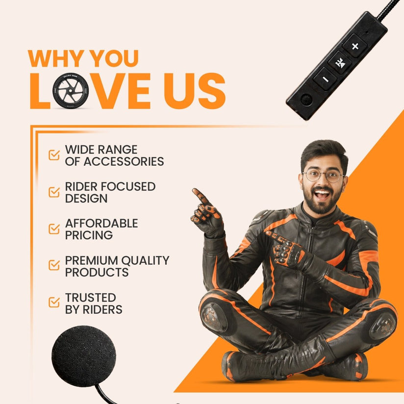 LGP- BLUETOOTH BT-8 WIRELESS HELMET HEADSET WITH MIC FOR CALLING, MUSIC & NAVIGATION, BLUETOOTH 5.2, 10H PLAY