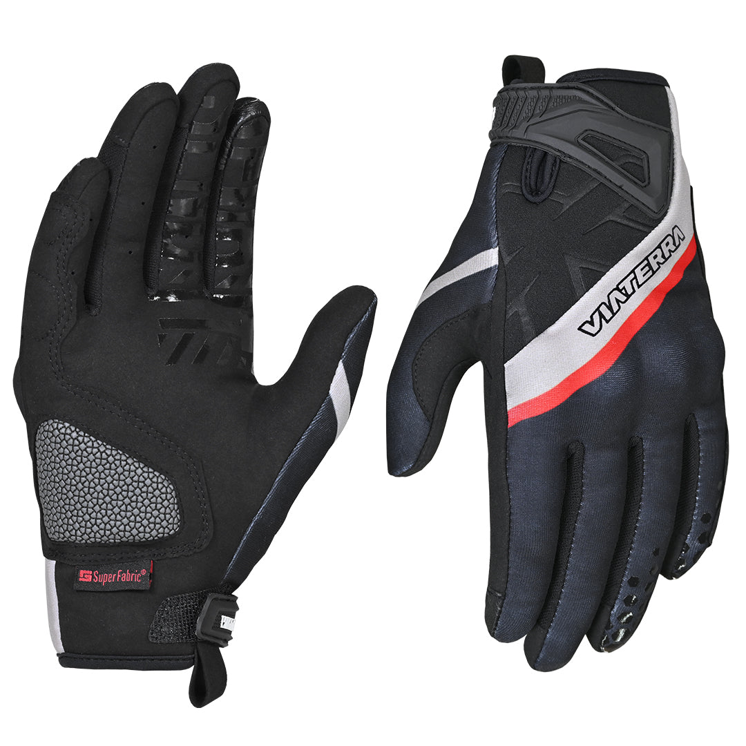 VIATTERA OFFROAD ROOST MIDNIGHT BLACK M/L/XL | STREET GLOVES