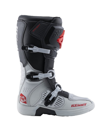 KENNY TRACK GREY / RED US 9.5,10 | MX BOOTS