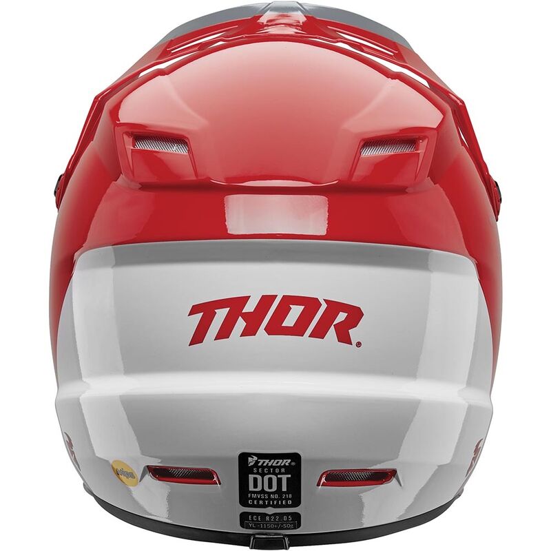 THOR SECTOR REDCHARCOAL MIPS KIDS HELMET