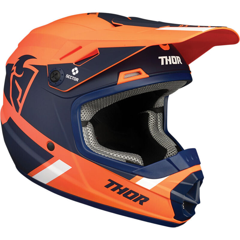 THOR SECTOR MIPS SPLIT ORANGENAVY KIDS HELMET