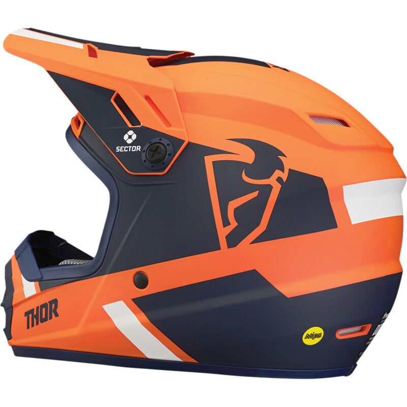 THOR SECTOR MIPS SPLIT ORANGENAVY KIDS HELMET